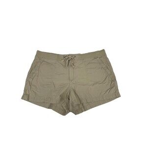 St. John's Bay Khaki Shorts Womens Size 18 Stretch High Rise School Summer